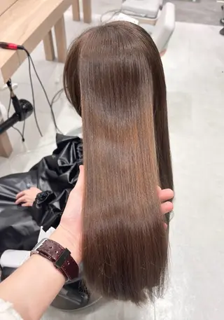 カラー 《ブリーチ/赤み消し /髪質改善》若松良樹のヘアスタイル