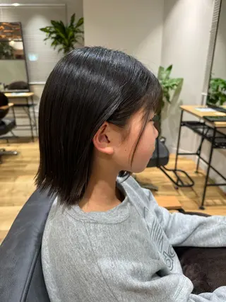 ミディアム 安藤 航平のヘアスタイル