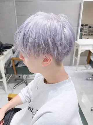 ショート ヘアアレンジ カラー Days 透明感カラーのヘアスタイル