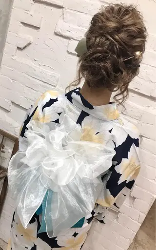 ロング まつパ・ヘアセット ♡Chinami♡のマツエク・マツパデザイン