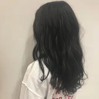 ロング カラー 🌷レイヤー縮毛/ 艶カラー/ami🌷のヘアスタイル