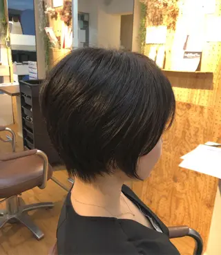 ショート カラー 髪質改善✨自由が丘 札辻　拓未のヘアスタイル