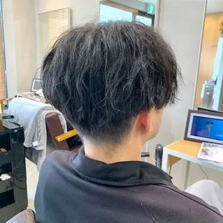 ショート パーマ メンズ 🟢三上亮/ Relation🟢のヘアスタイル