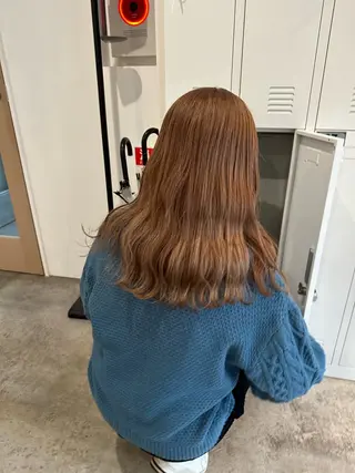 セミロング カラー 中目黒🌼 🌼ハナのヘアスタイル