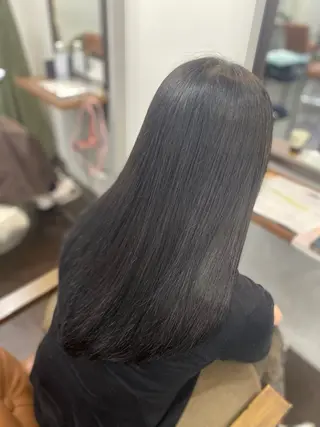 ロング カラー ヘアアレンジ 🍒ᩚ名駅/艶髪 縮毛矯正/あゆ🍒ᩚのヘアスタイル