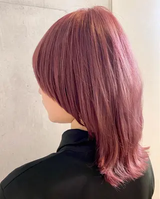 ロング カラー 千 田のヘアスタイル