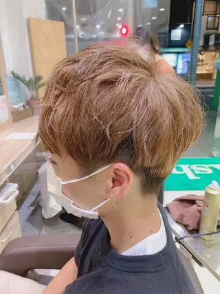 ショート カラー メンズ 髪質改善・縮毛矯正 Taijuのヘアスタイル