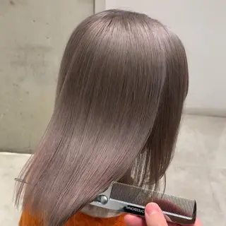 ミディアム カラー れい🫧 ハイトーン特化のヘアスタイル