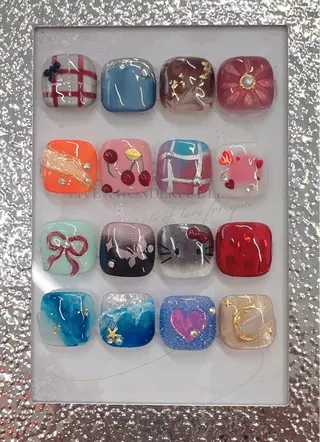 ネイル bijou nails 蓮のネイルデザイン