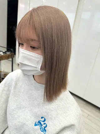 カラー 遠藤 愛莉のヘアスタイル
