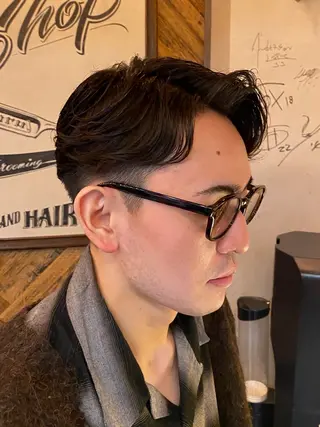 ショート パーマ なかで りゅうのすけのヘアスタイル