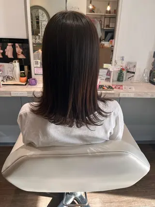 ミディアム 福本 好子のヘアスタイル