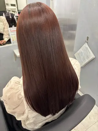 ロング カラー 透明感♡くすみカラー shiori/小岩のヘアスタイル