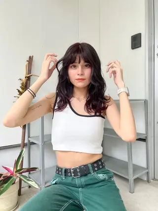ロング 山本 晶大のヘアスタイル