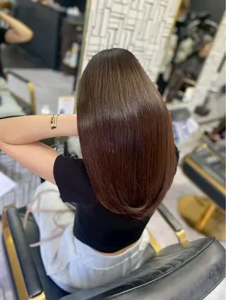 ロング 北村 理奈のヘアスタイル