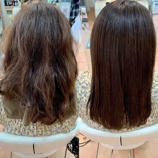 ミディアム カラー 髪質改善 Blumeのヘアスタイル