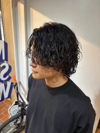 パーマ メンズ 村下 美尋のヘアスタイル