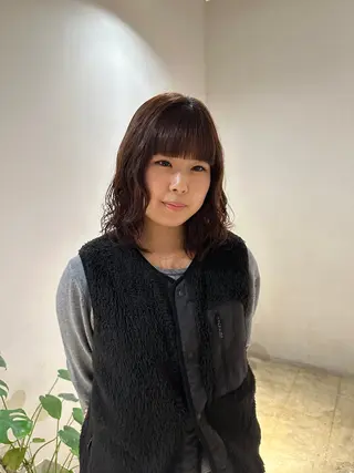 パーマ ayumi✮／ 暖色カラー／レイヤーのヘアスタイル