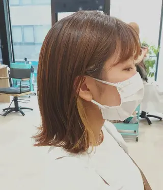 ミディアム 大橋 弘一のヘアスタイル