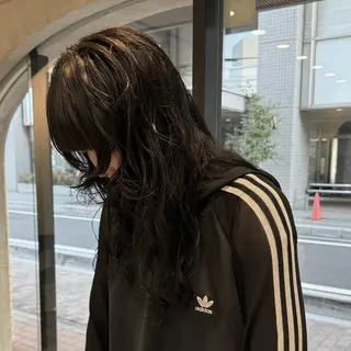 ロング カラー パーマ mizu🐾 hair braceのヘアスタイル