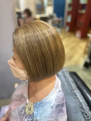 ショート 園田 彩音のヘアスタイル