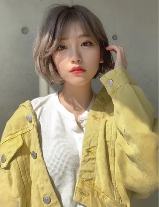 ミディアム カラー ヘアアレンジ official TUNE銀座🪞🪽のヘアスタイル