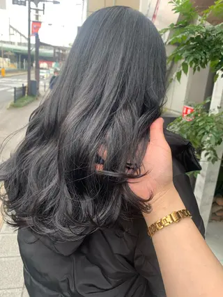 ロング カラー 【完全個室】髪質改善 暖色カラー/山崎唯奈のヘアスタイル