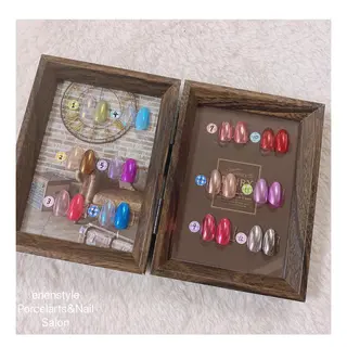 ミディアム ネイル 👑enen style👑のネイルデザイン