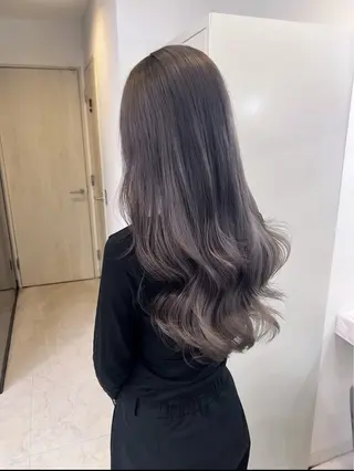 ロング カラー ✨縮毛矯正✖︎顔周り レイヤー✨ナカムラのヘアスタイル