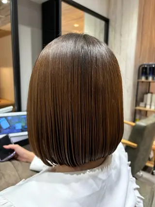 ショート ✨似合わせボブ✨ 縮毛矯正のヘアスタイル