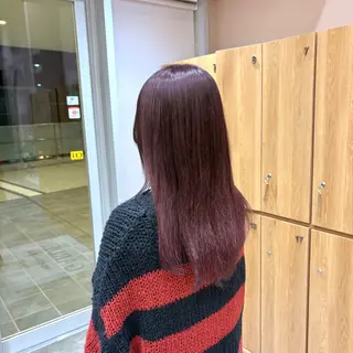 ロング カラー ヘアアレンジ 🐰あみ【艶カラー/ 縮毛矯正】🫧のヘアスタイル