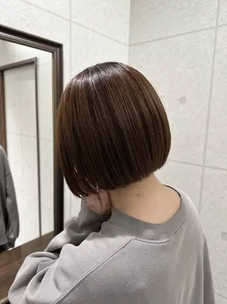 ショート 遠藤惟斗/自由が丘/ 透明感カラー/パーマのヘアスタイル