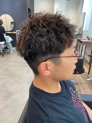 パーマ メンズ BLEACHi高崎店 /湯浅泳作のヘアスタイル