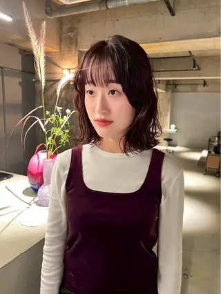 カラー 加古 遥のヘアスタイル