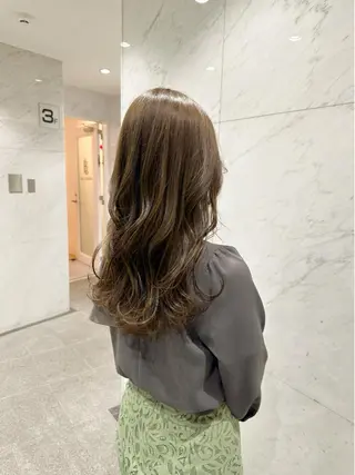 ロング カラー 古田 昂也のヘアスタイル