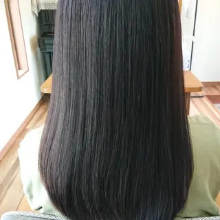 カラー セミロング crea   芦田 武栄のヘアスタイル
