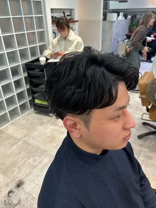 ショート メンズ HAREKE Meridish所属・柏木 彩夏 【パーマモデル募集】のヘアスタイル