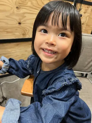ショート キッズ 久木原 ゆりのヘアスタイル