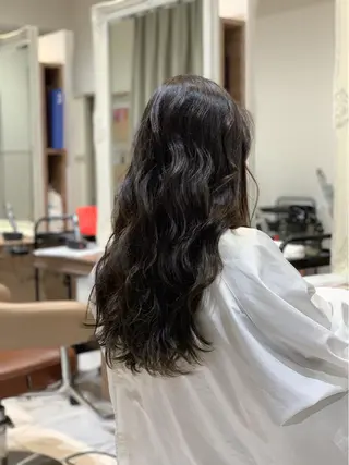 ロング カラー 【メンズ縮毛矯正】 田中秀斗のヘアスタイル