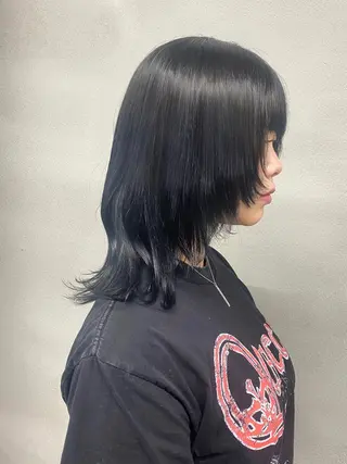 セミロング カラー 柏 デザインカラー/ レイヤー🐣シオリのヘアスタイル
