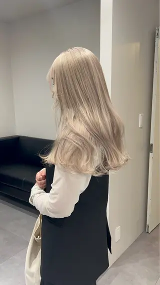 ロング カラー ヘアアレンジ 新宿.全国4位美髪師 taka髪質改善のヘアスタイル