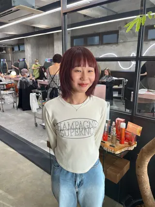 ミディアム 中江 友哉のヘアスタイル