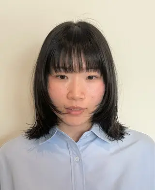 ミディアム 米山 珠那のヘアスタイル