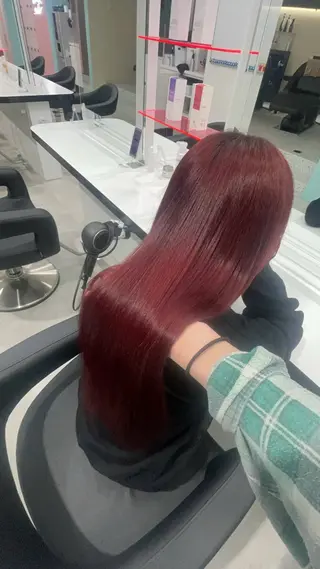 ロング カラー 履歴修正屋さん／ ブロンド／ホワイトのヘアスタイル