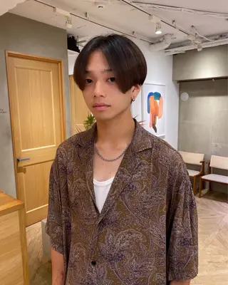 メンズ シャドウパーマ 田形清流のヘアスタイル