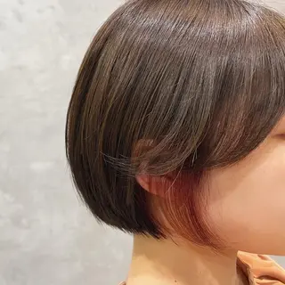 ミディアム カラー 中村 ひなたのヘアスタイル