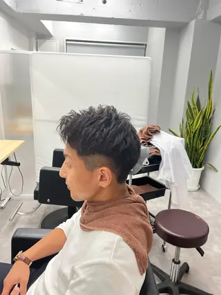 ショート メンズ 釜谷 健二郎のヘアスタイル