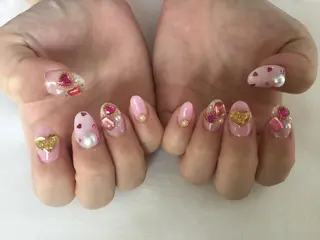 ネイル 💎🐰 saki. m 🐰💎のネイルデザイン