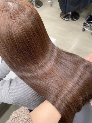 ロング レイヤーカット 透明感カラーの達人のヘアスタイル