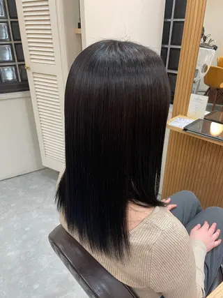 セミロング カラー ROPE ナナミのヘアスタイル